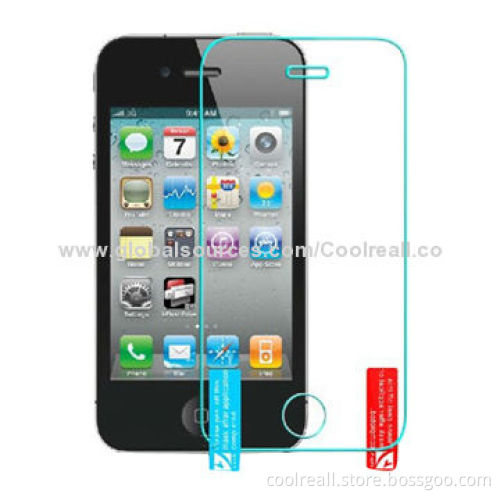 Teal Japanese Glass/Glue Tempered-glass Screen Protector for iPhone 5, 5S, 9H Hardness